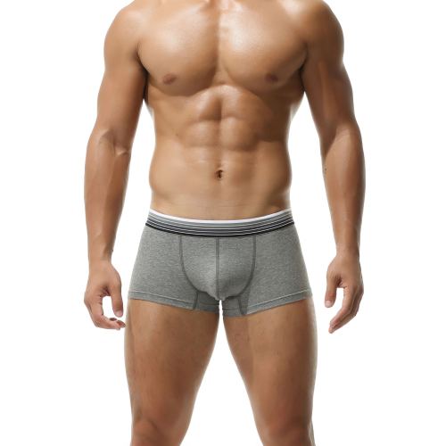 SUGOIDAN men's underwear low-waist sexy fashion trend cotton thin boxer cotton men's sports shorts