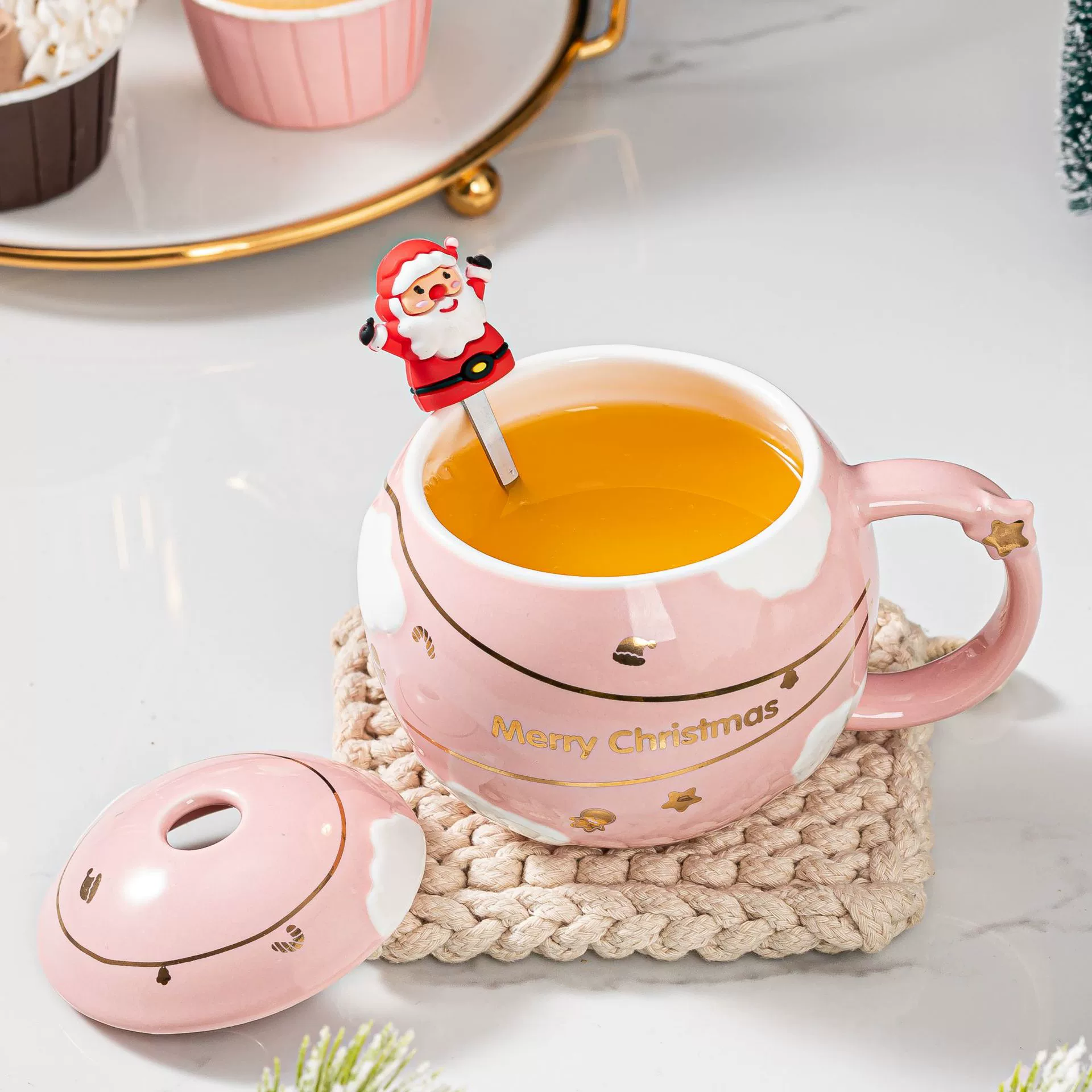 Ceramic coffee cute high quality mixing stick, for beloved