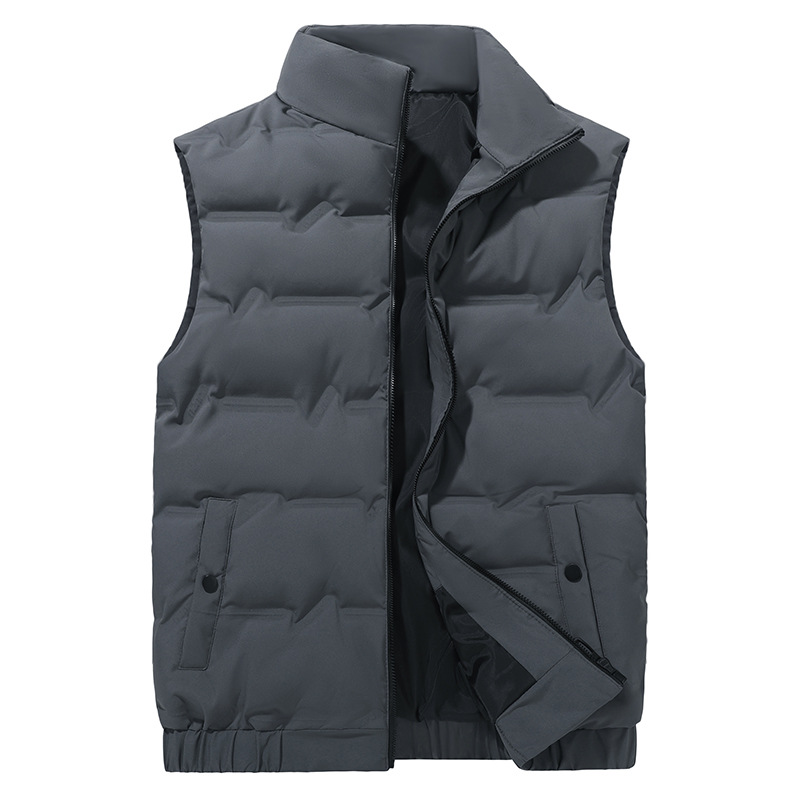 chaleco de plumón hombre invierno chaleco de plumón caliente ligero chaleco de tamaño grande para vestir chaqueta deportiva casual para hombres puede abrirse