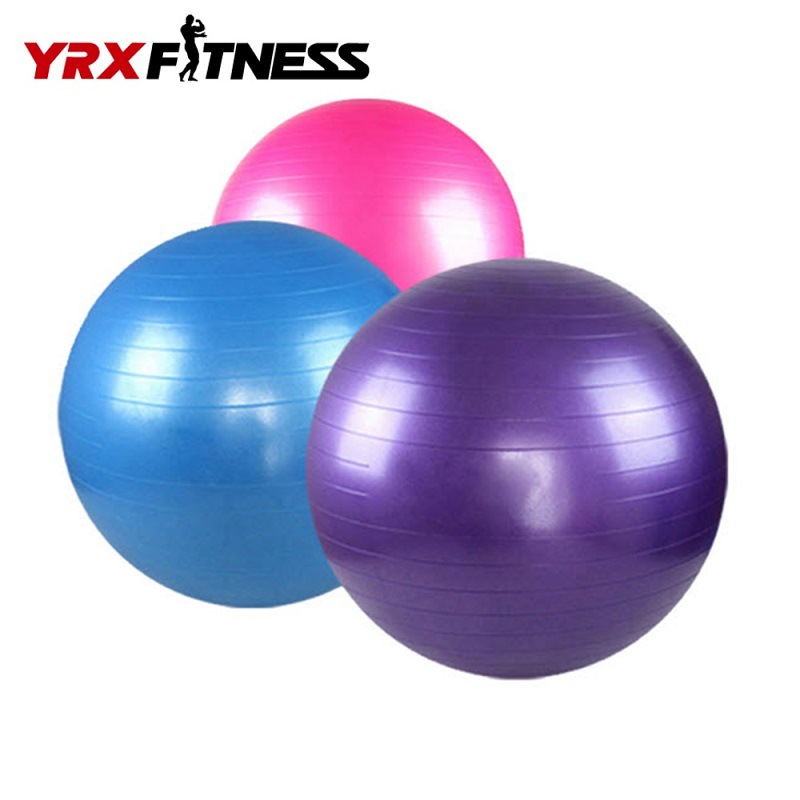 Factory-made PVC explosion-proof yoga ball, glossy and matte surface fitness ball, Pilates ball for pregnant women's exercise, fitness yoga