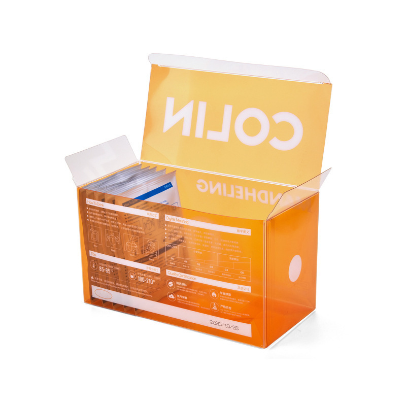 防刮花透明PET速溶咖啡包装胶盒 益生菌PET塑料盒 软糖PVC包装盒