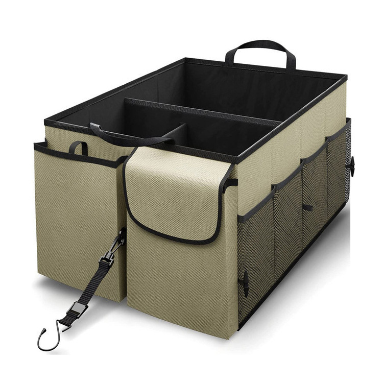 Universal folding storage box for auto