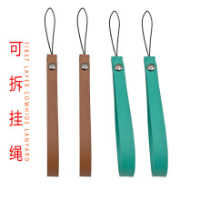 厂家批发pu挂绳皮革挂绳 可拆开手机吊绳皮带蓝牙耳机音响挂绳