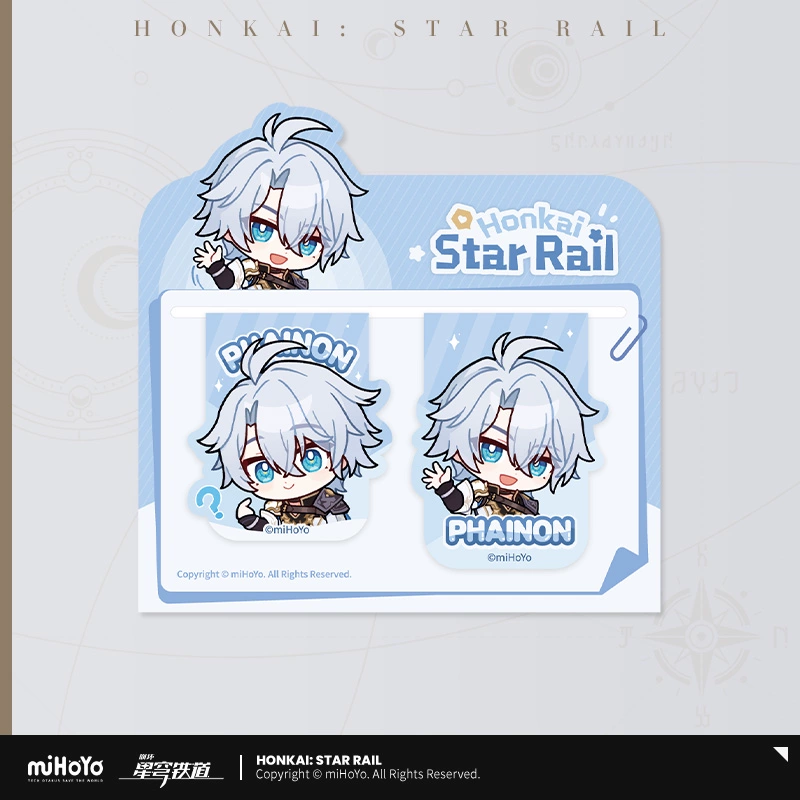 Набор мягких магнитных закладок (miHoYo) серия Honkai: Star Rail, на заказ, 4 шт.