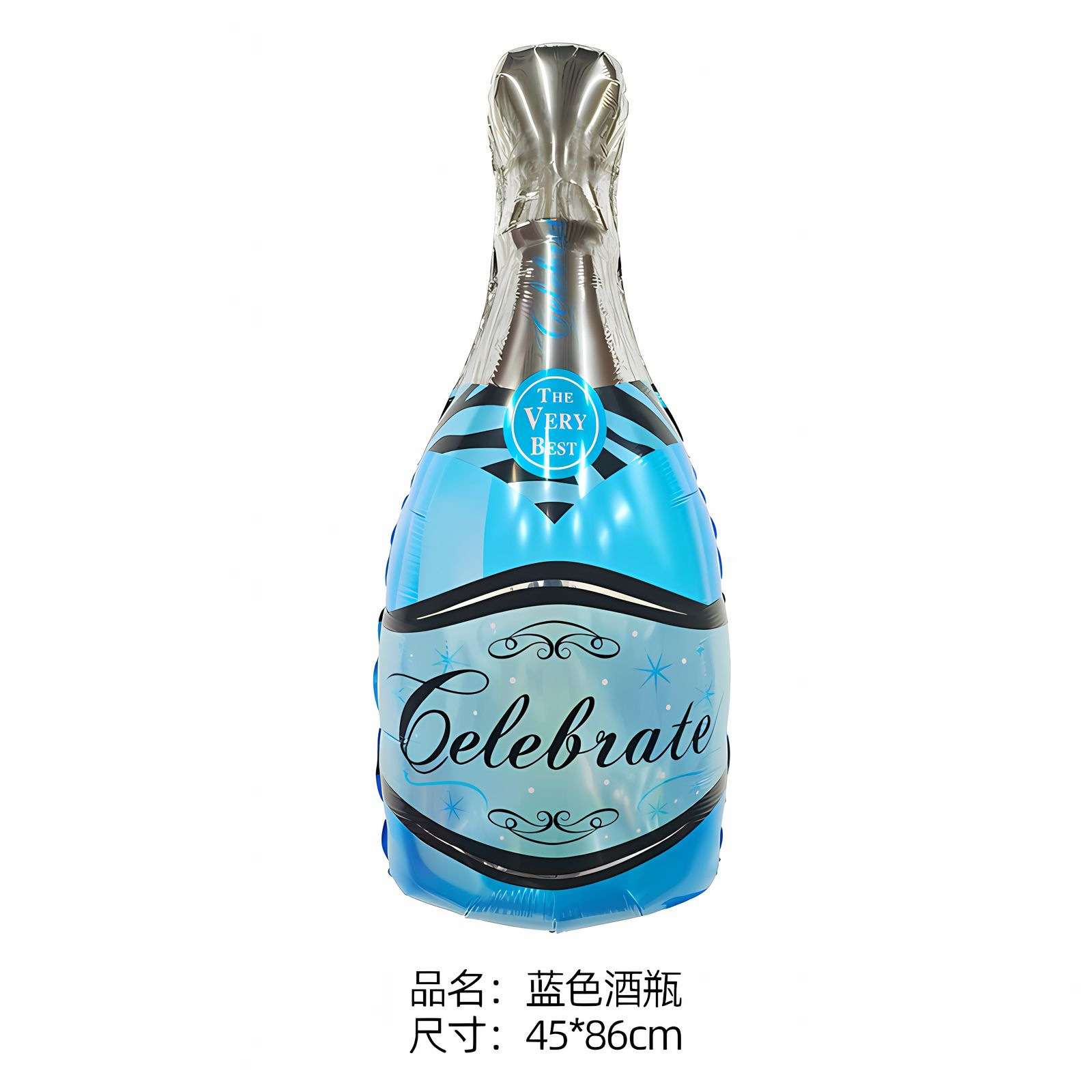 Globo de aluminio con forma de copa de vino grande, globo inflable con forma de botella de champán para cumpleaños, decoración de fiesta de bodas al por mayor