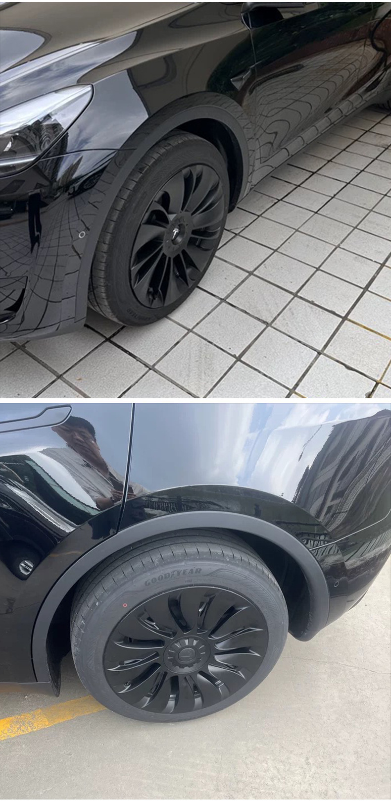 Tesla Model Y/3 Wheel Hub Cover Cyclone 19inch Full-Coverage Tire Protector Y Tesla Y Wheel Hub Cover