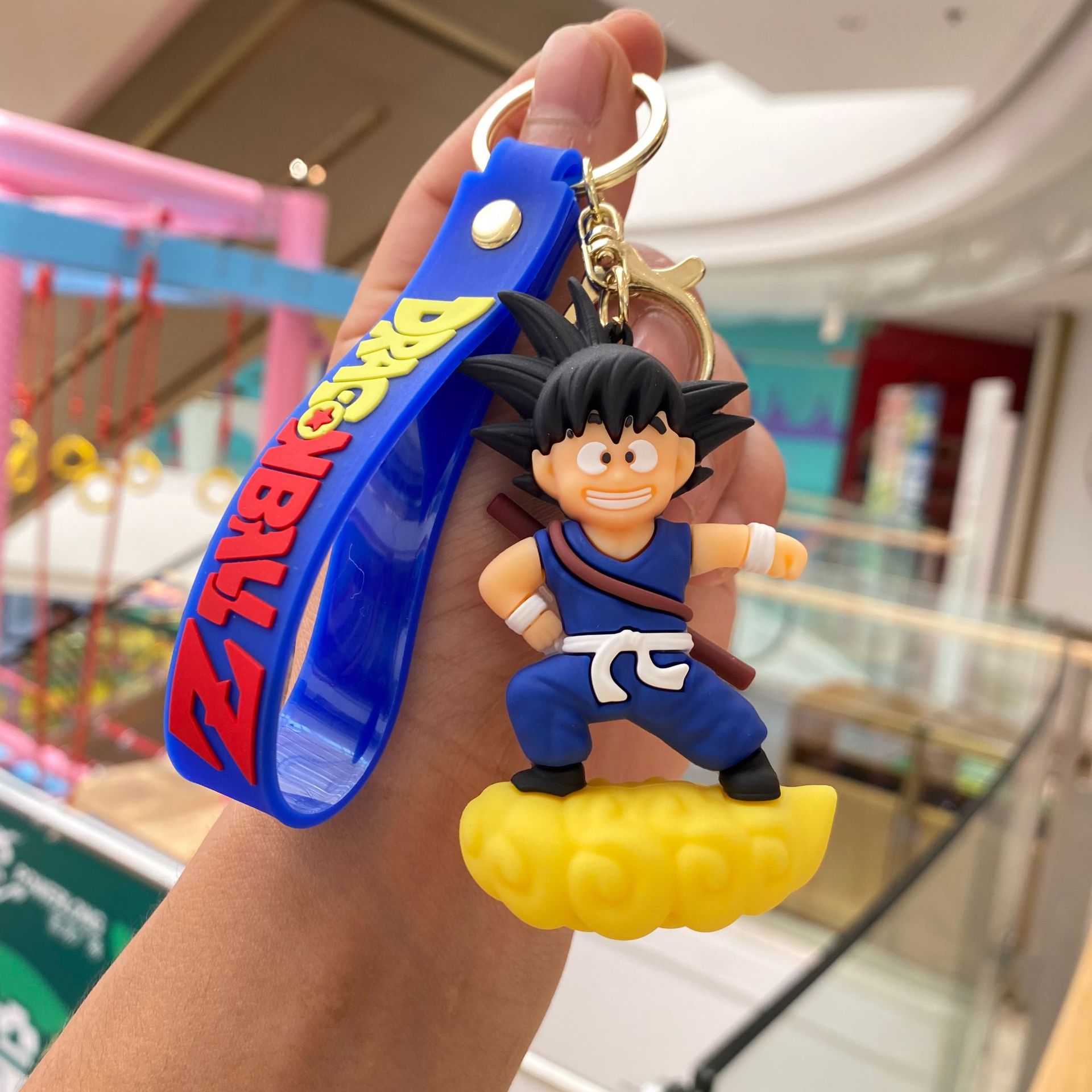 Transfronterizo Dragon Ball llavero recuerdos matando Sun Wukong muñeca coche llavero bolsa colgante pequeño regalo al por mayor