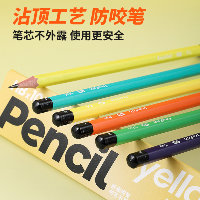 Lápiz de varilla de color HB, lápiz de escritura especial para estudiantes de primaria, regalo de premio para niños, juego de lápices de alto valor