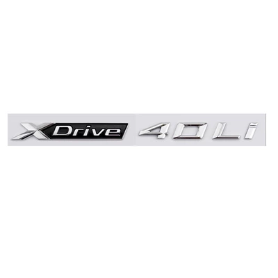 Car logo — Rear Logo Xdrive Four-Wheel Drive - xdrive40li-silver-new-model