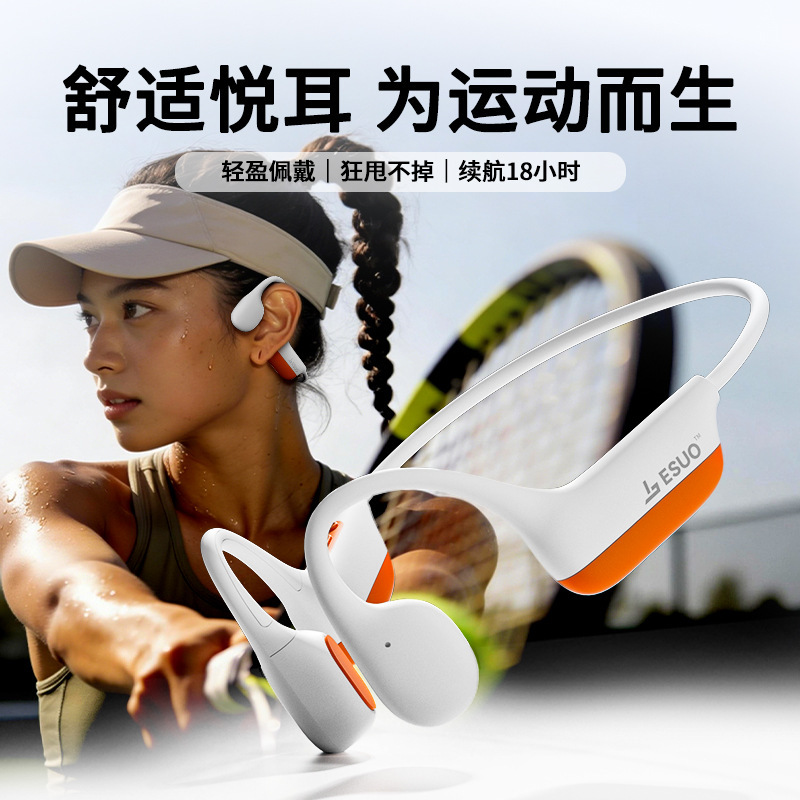 2025 New Model Open-Ear Air Conduction Bluetooth Headphones for Sports and Running Wholesale