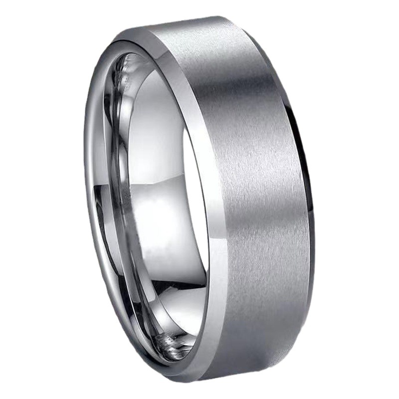Stainless Steel Ring No Color Fading ins Style No Color Fading Niche Design Light Luxury Men's Ring Ring Titanium Steel Ring