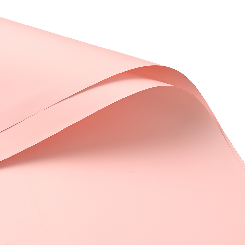 Jiemi materiales de flores florería floristería papel de embalaje de flores impermeable papel euroasiático de dos colores color sólido papel Ouya papel de embalaje de ramo