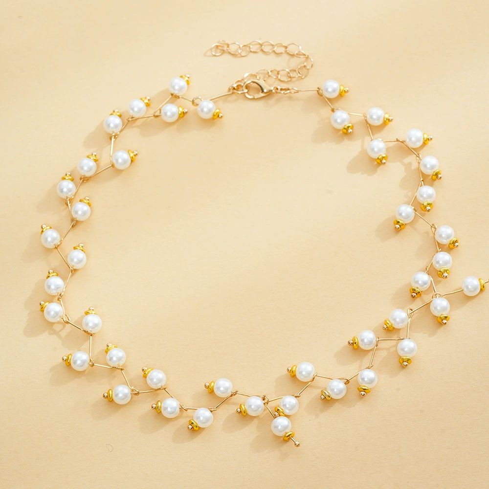 Элегантное жемчужное колье-чокер на заказ, сексуальное персонализированное колье, популярный простой дизайн, украшение для шеи