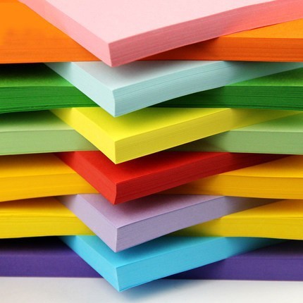 1 pack of A4 pink printing copy paper 80g handmade origami 100 sheets multi-color paper-cut kindergarten