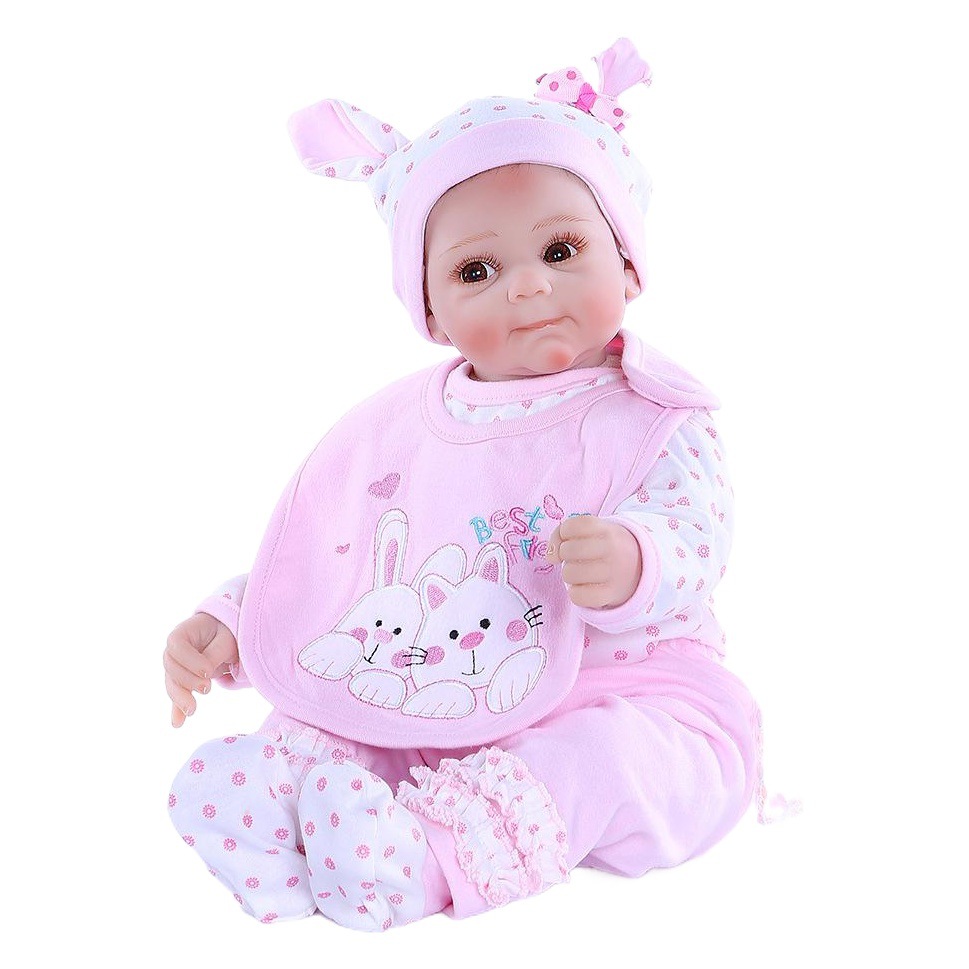 NPK bebé cuerpo de tela simulación muñeca de silicona sensación suave regalo de cumpleaños regalo de vacaciones