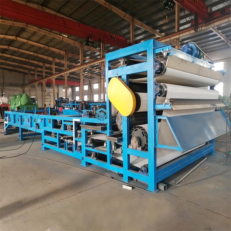 食品废水处理设备带式压滤机 小型脱水一体机