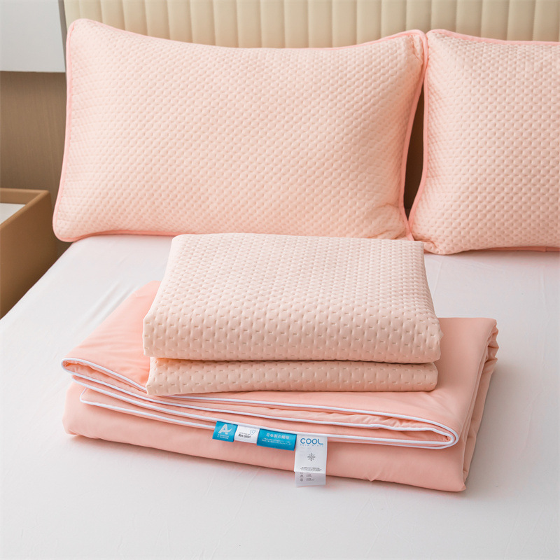 파우더 옥 (A급 유아급 기계 빨 쿨 실크 여름 이불)