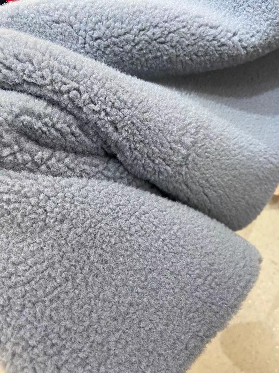 Nuevo en stock super suave Hao cachemir de Cachemira imitación Cachemira grano terciopelo tela Otoño e Invierno ropa juguete bufanda tela