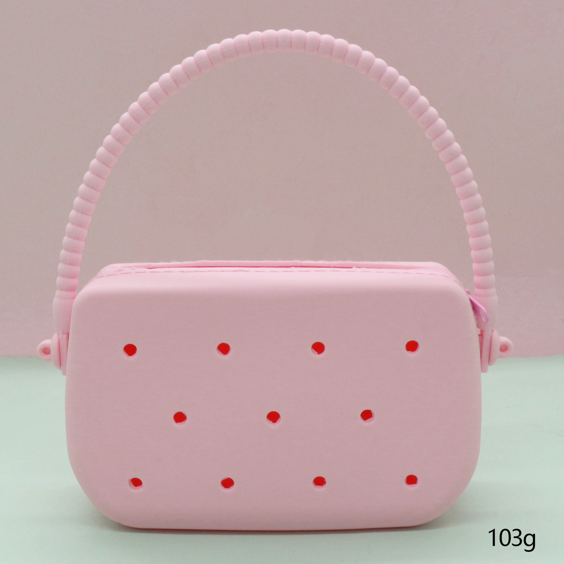 Inventario de dibujos animados de silicona agujero bolsa mini bolso diy bolsa de almacenamiento bolso auriculares llavero colgante regalo