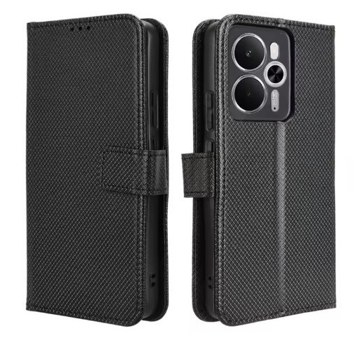 适用于中兴努比亚Nubia Z60S Pro钻石纹翻盖冥王星钱包绳带手机壳