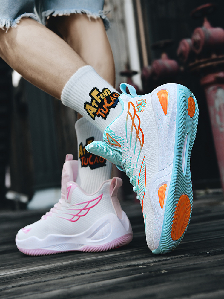 Zapatos de baloncesto de cuero para hombres de otoño nuevos zapatos deportivos antideslizantes juveniles zapatos de entrenamiento profesional image 6