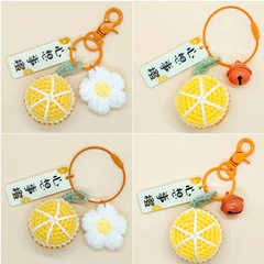 Hand-knitted finished product Orange Thoughts Orange Keychain Student Best Friend Gifts Souvenirs Accessories Wholesale