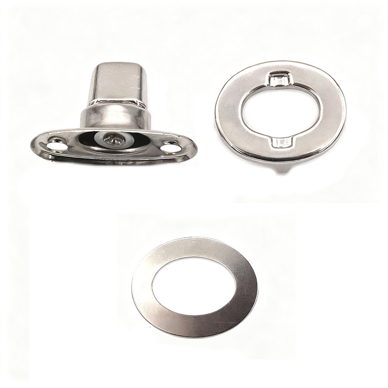 椭圆形锁扣  锌合金高头旋转拧锁箱包手袋十字扭锁皮具木盒锁锁扣