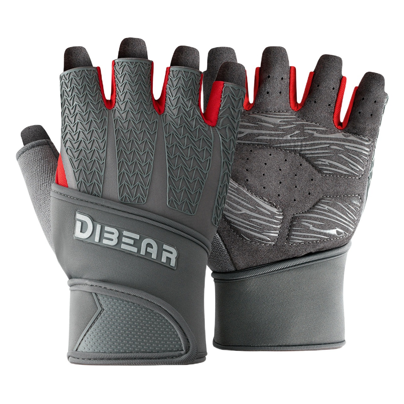 Nuevos guantes de fitness antideslizantes de medio dedo para exteriores e interiores para hombres y mujeres, suministros de entrenamiento, equipo de protección deportiva resistente al desgaste y transpirable