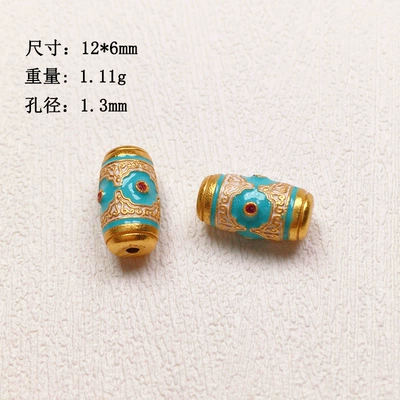 gold-plated burning blue drop oil Sky: Zərgərlik ara hissələri - style-7