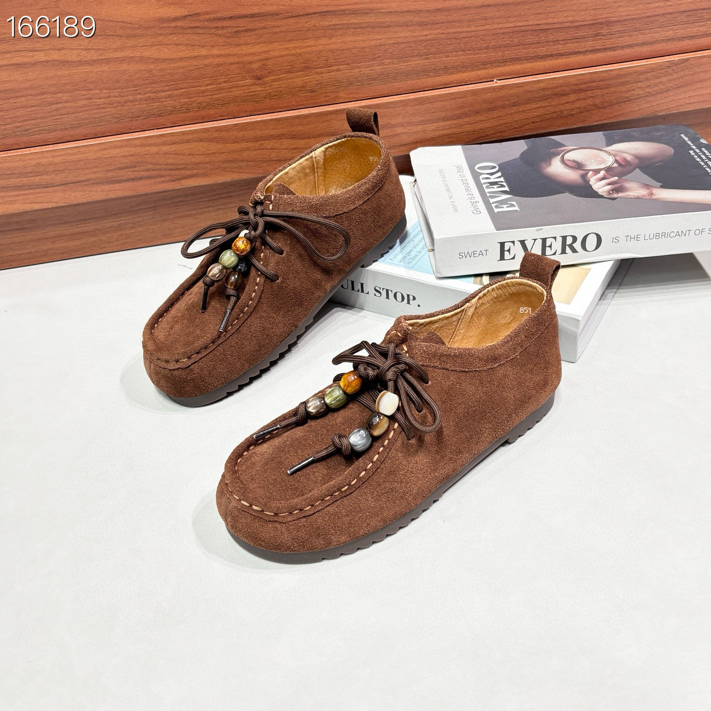 Giày bệt nữ da thật mùa Thu Đông 2025 kiểu Birkenstock đế mềm — Cà phê, xám, Hồng