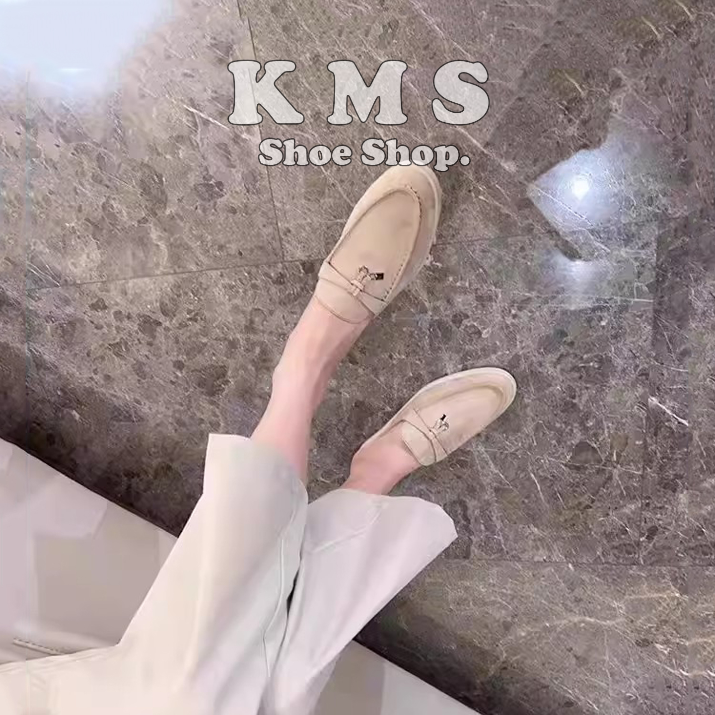 Pantofole classiche con chiusura a nappina in pelle di pecora, nuovo stile estivo, mocassini in stile old money, con suola morbida_voghion.com