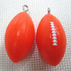 Football keychain, small accessory, basketball pendant, 2cm