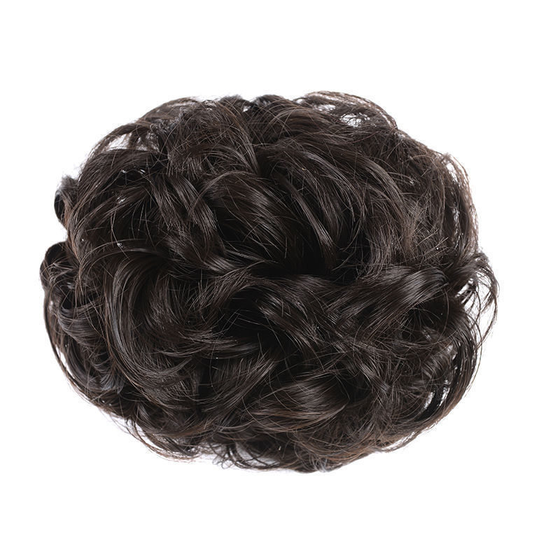 Peluca tocado flor clip de pelo grande updo pelo headwear Pelo Corto hembra espalda Cabeza pelo anillo bolsa de pelo Cola de Caballo clip superior