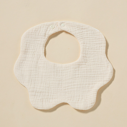 Baby pure cotton newborn bib breathable saliva towel spitting small bib baby boy and girl baby bib spring and summer