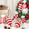 PVC cane candy pendant 16CM Christmas tree decoration party decoration pendant