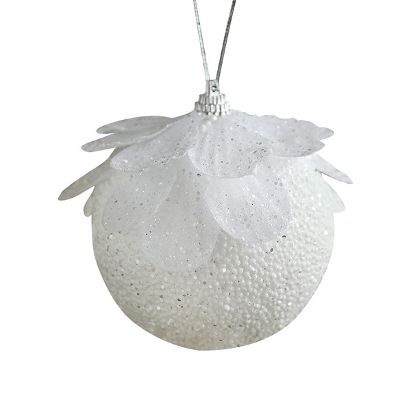 white atmospheric pendant from foam