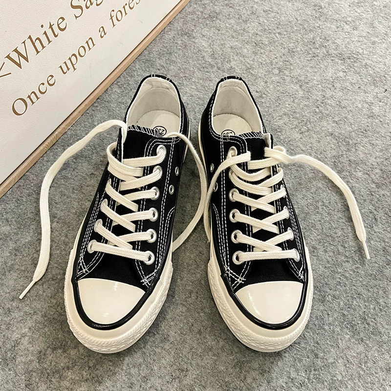 Низкие парусиновые туфли Ins1970 S для мужчин и женщин, студентов, универсальные уличные кроссовки на плоской подошве в Корейском стиле Harajuku ulzzang