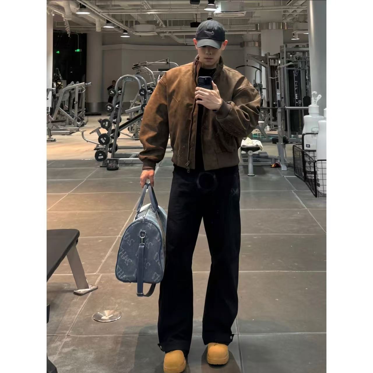 2025 Spring and Autumn Handsome Jacket Men's Ins High Street Trendy Brand Hong Kong Style Japanese Style Harajuku Style Korean Style Trendy Loose Jacket