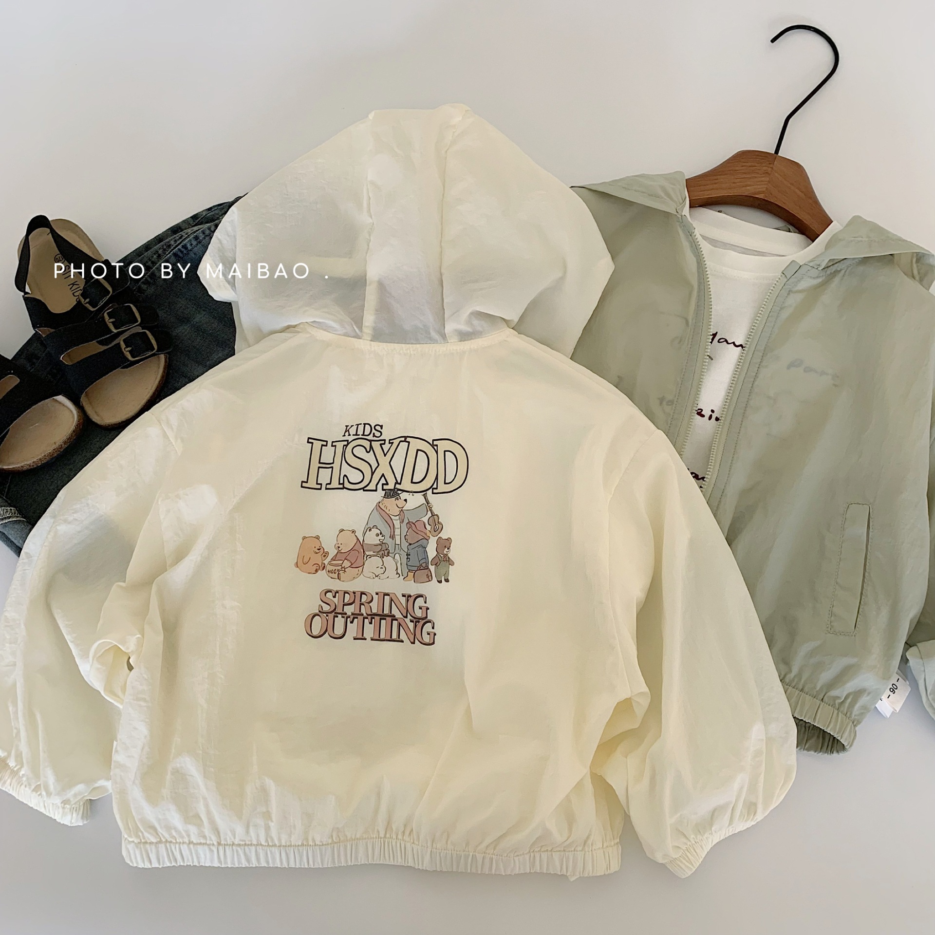 Maibao ropa de protección solar para niños abrigo fino verano nuevo ropa para niños top para niños ligero y transpirable verano al por mayor