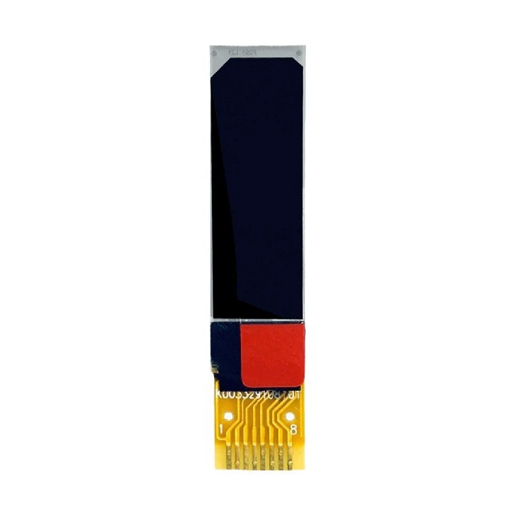 0.69-дюймовый OLED LCD яркий вертикальный экран 96*16 разрешение монохромная точечная матрица дисплей оптовая продажа