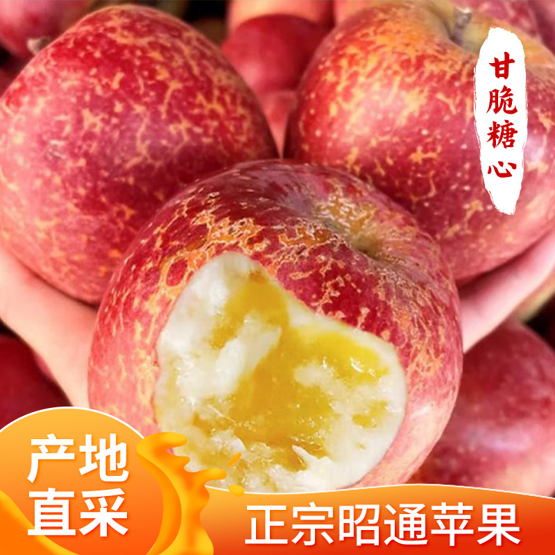 昭通丑苹果冰糖心当季现摘整箱红富士新鲜水果不打蜡孕妇宝宝可吃