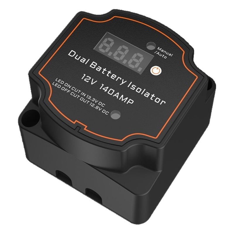Transfronteriza Inteligente de Doble batería aislador traje de relé con LED voltímetro 12V140A batería Aislador
