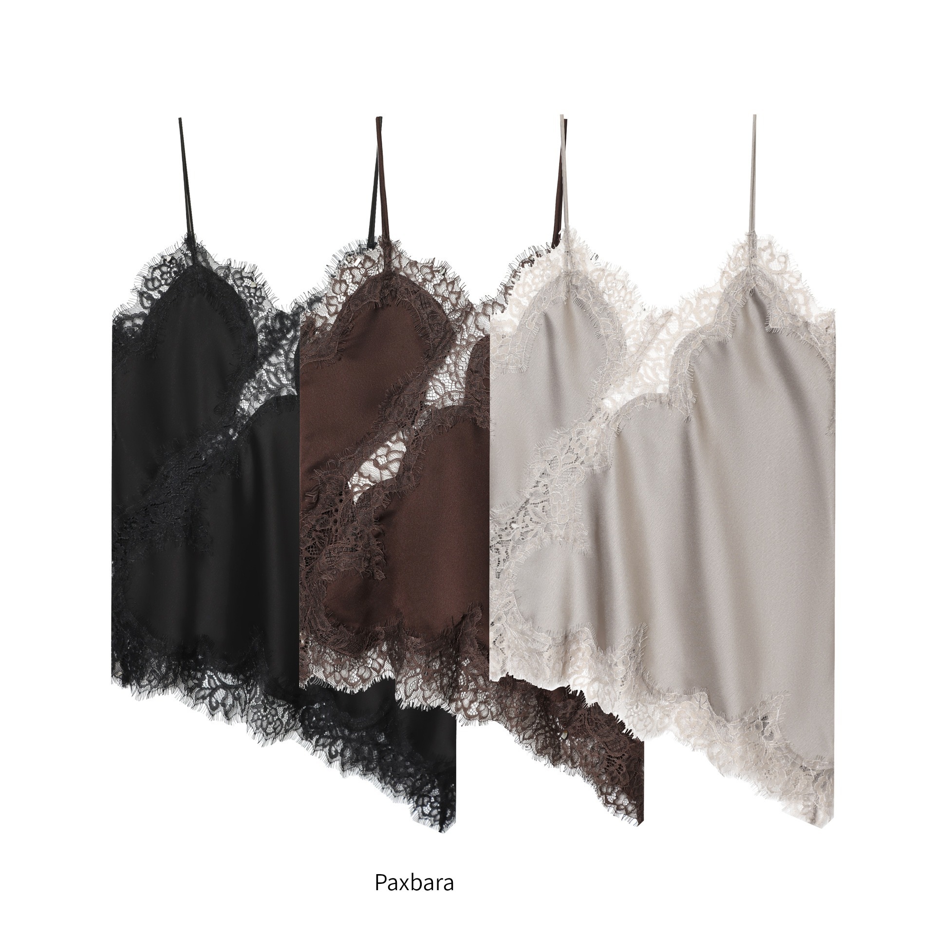 26115Rtyf 2025 European and American Style Autumn Women's Lace-Decorated Lingerie-Style Top