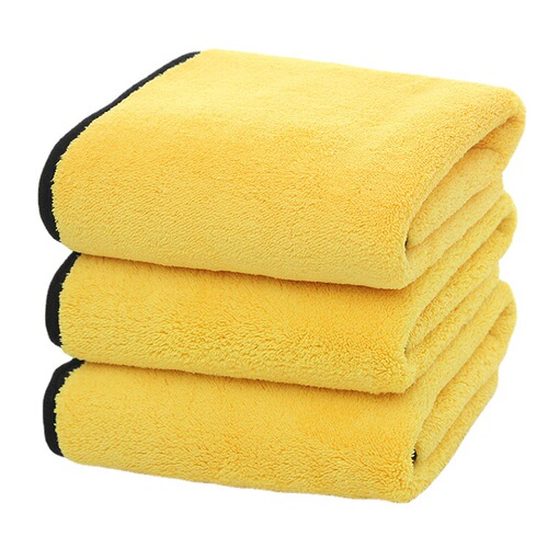 500g 30*40 double layer coral velvet thick absorbent car wash towel 30*30 pet rag fishing car wipe towel