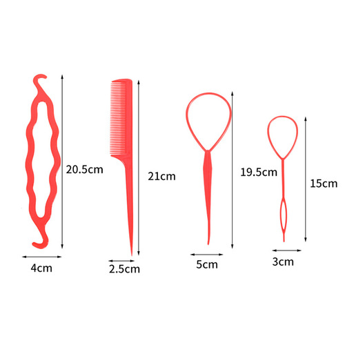 Multi-purpose combination set hair twister invisible hair net hair accessories hair braiding tool headgear quick hair twist artifact