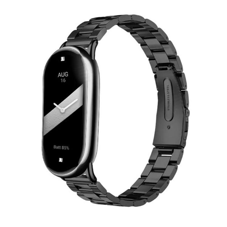 Correa de aleación de titanio de hebilla plana de tres plantas es adecuada para Xiaomi Band 9 Pro / Redmi Watch 5 / 4 / Xiaomi Band 9 / 8 / Redmi Wat