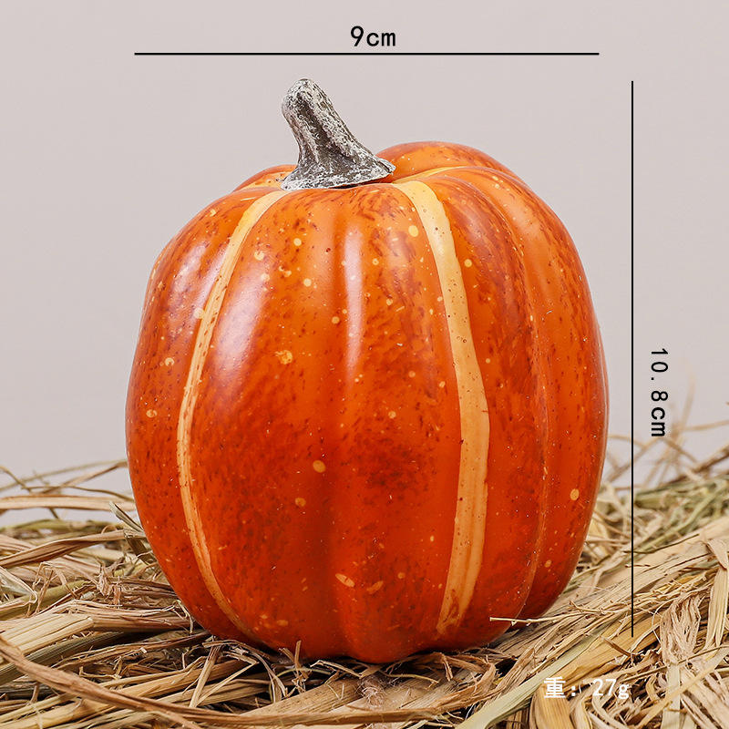 Simulación transfronteriza espuma calabaza modelo Halloween Acción de Gracias decoración de Navidad props disparo decoración de calabaza falsa image 23