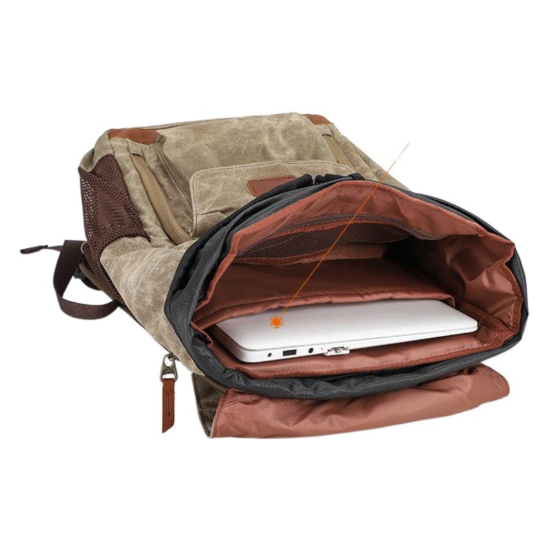 Nueva mochila para cámara, mochila de lona impermeable transfronteriza, mochila para hombres y mujeres, forro, bolsa para cámara digital SLR