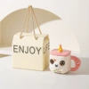 359 Pink Birthday Dog Without Spoon (Beige Carrying Box)