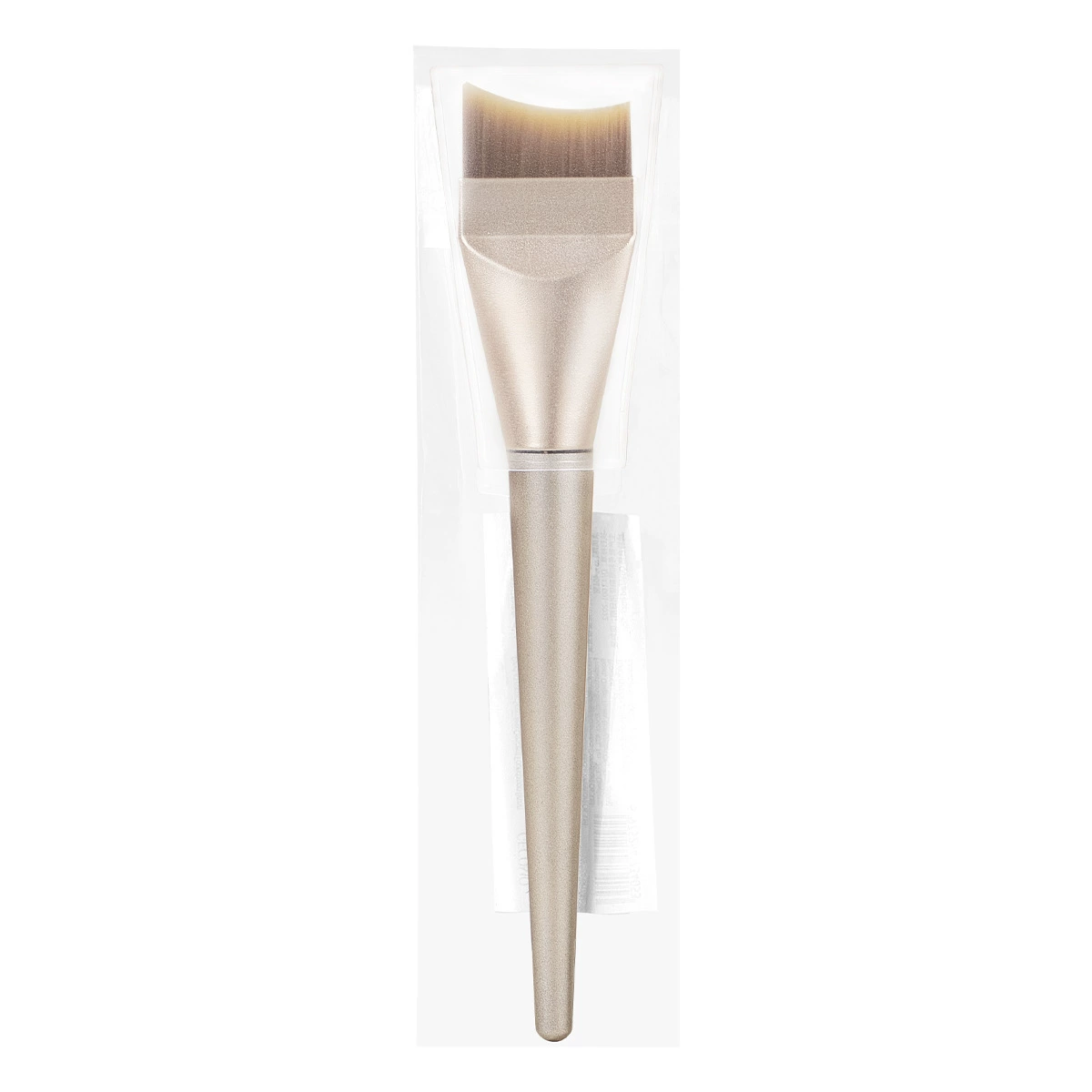 Foundation Brush, scarless crescent or double-head fish-tail, dense soft bristles